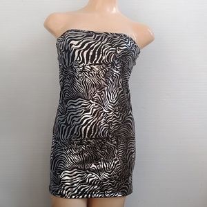🔴3/$15 Strapless Mini Dress Stretchy made in USA